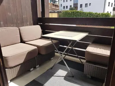 Ein Sitzbereich in der Unterkunft Tegernsee - Tolles, zentrales Appartement