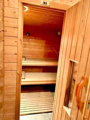 Grundriss der Unterkunft Wie Zuhause! Wohnung mit Garten