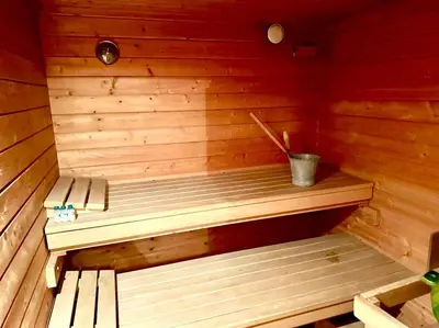 Grundriss der Unterkunft Wie Zuhause! Wohnung mit Garten