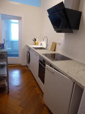 Küche/Küchenzeile in der Unterkunft Alte Villa