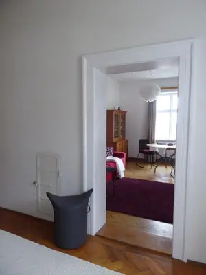 Ein Sitzbereich in der Unterkunft Alte Villa