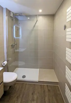 Ein Badezimmer in der Unterkunft Kampenwand am Chiemsee