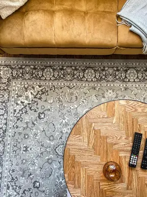 Ein Sitzbereich in der Unterkunft Loft-Wohnung im Herzen von Prien - 100m2 - SmartTV