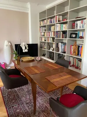Die Bibliothek in der Ferienwohnung