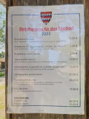 Ein Zertifikat, Auszeichnung, Logo oder anderes Dokument, das in der Unterkunft Ferienwohnung Helga ausgestellt ist