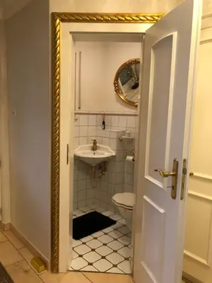 Ein Badezimmer in der Unterkunft Luxuriöses Haus in München