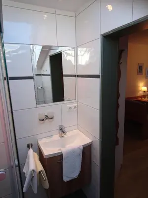 Ein Badezimmer in der Unterkunft Gästehaus Sonnleit`n