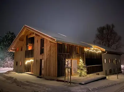 Das Gebäude in dem sich die Ferienwohnung befindet