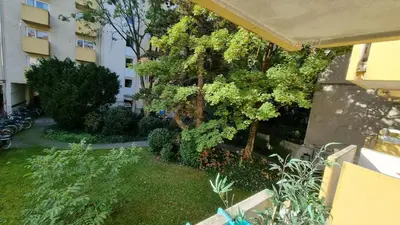 Grundriss der Unterkunft Schwabing Studio with Garden Views