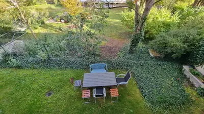 Grundriss der Unterkunft Schwabing Studio with Garden Views