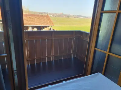 Ein Bett oder Betten in einem Zimmer der Unterkunft FeWo Rotter Blick
