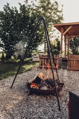 Ein für Gäste verfügbarer Grill in der Ferienwohnung