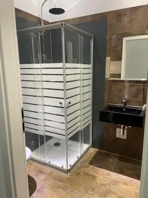 Ein Badezimmer in der Unterkunft Gastpark Hotel