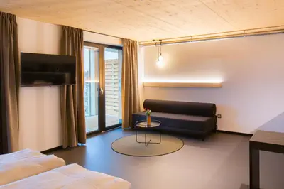 Ein Bett oder Betten in einem Zimmer der Unterkunft NUNA – nachhaltig schlafen