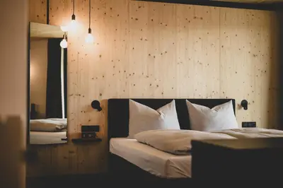 Ein Bett oder Betten in einem Zimmer der Unterkunft NUNA – nachhaltig schlafen