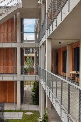 Ein Balkon oder eine Terrasse in der Unterkunft NUNA – nachhaltig schlafen