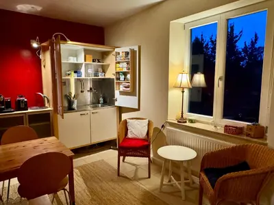 Küche/Küchenzeile in der Unterkunft Traum-Stadt-Wohnung