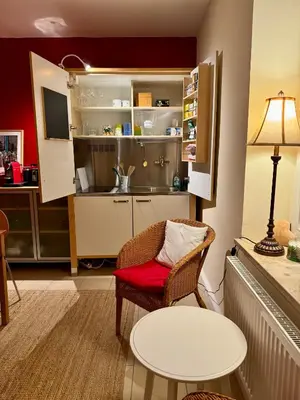 Küche/Küchenzeile in der Unterkunft Traum-Stadt-Wohnung