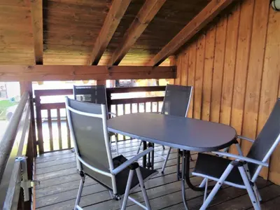 Ein Balkon oder eine Terrasse in der Unterkunft Haus Fellner****