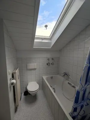 Ein Badezimmer in der Unterkunft FeWoIngrid