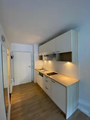 Küche/Küchenzeile in der Unterkunft Tegernsee Apartment 2 min zum See