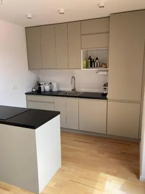 Küche/Küchenzeile in der Unterkunft Tu Casa Chiemsee Ferienhaus