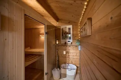 Ein Badezimmer in der Unterkunft CATO Ferienhaus