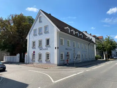 Das Gebäude in dem sich die Ferienwohnung befindet