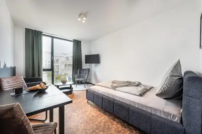 Ein Sitzbereich in der Unterkunft Baker`s Home