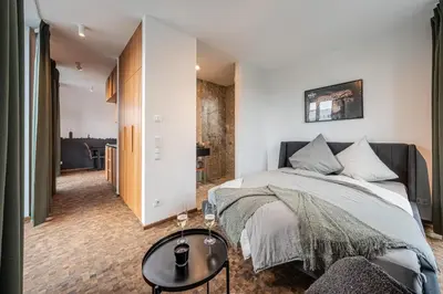 Ein Bett oder Betten in einem Zimmer der Unterkunft Baker`s Home