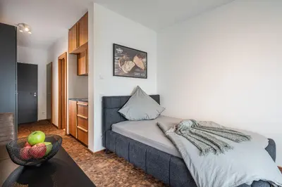 Ein Bett oder Betten in einem Zimmer der Unterkunft Baker`s Home