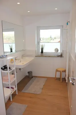 Ein Badezimmer in der Unterkunft Schatzlhof Suite in Berg am Starnberger See