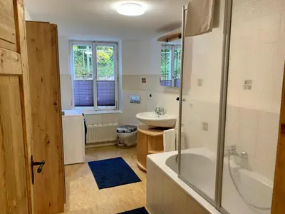 Ein Badezimmer in der Unterkunft Ferienwohnung Prinzenhöhe