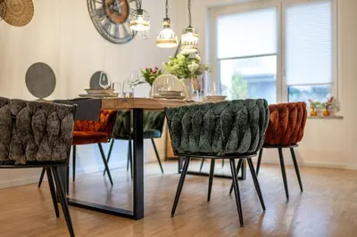 Ein Sitzbereich in der Unterkunft Alpenflair / Luxury / 100qm / Work / Travel / Netflix