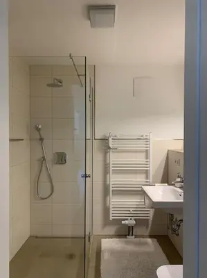 Ein Badezimmer in der Unterkunft Maisonette Wohnung am Tegernsee
