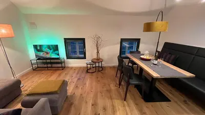 TV/Unterhaltungsangebot in der Unterkunft Landloft Haus Probst