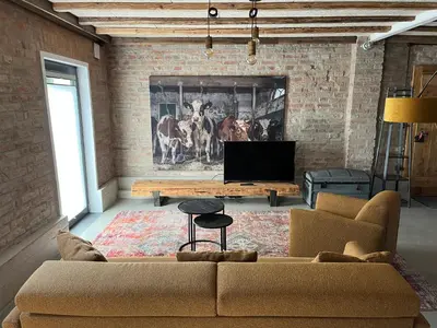 TV/Unterhaltungsangebot in der Unterkunft Landloft Haus Probst