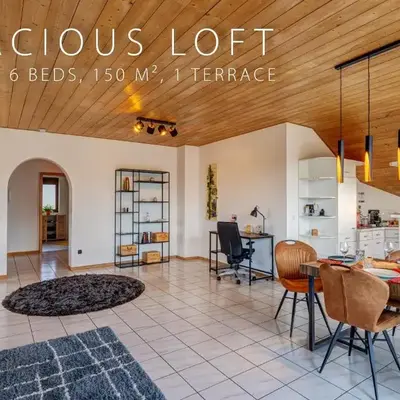 Stylish loft with balcony