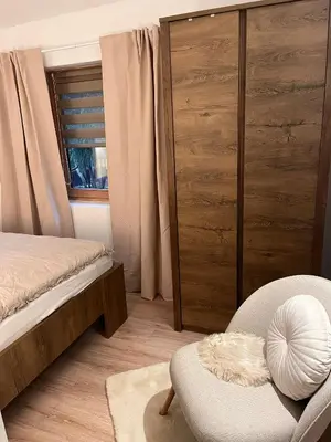 Ein Bett oder Betten in einem Zimmer der Unterkunft Ferienwohnung Agena