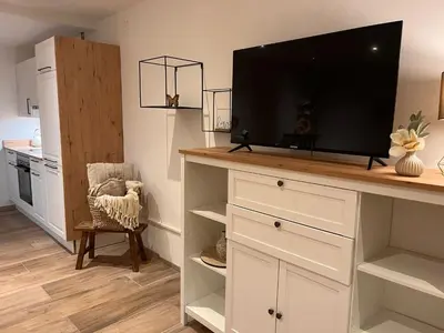 TV/Unterhaltungsangebot in der Unterkunft Ferienwohnung Agena