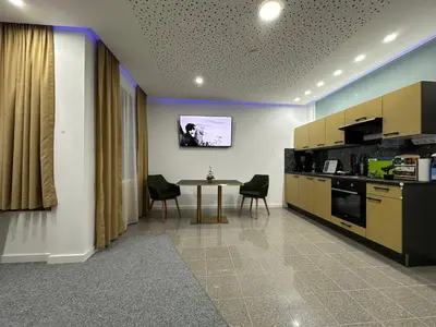 Küche/Küchenzeile in der Unterkunft Modern Apartments Neuburg U - TOP - 2 Zimmer, Komfort, Zentrum, Wi-Fi, Smart TV, Stellplatz, Küche