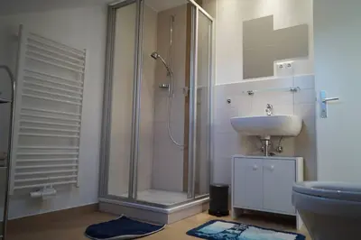 Ein Badezimmer in der Unterkunft Apartment Gars am Inn