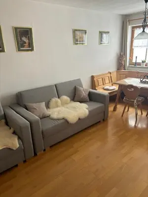 Ein Sitzbereich in der Unterkunft Sonnenblick