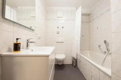 Ein Badezimmer in der Unterkunft Mittendrin