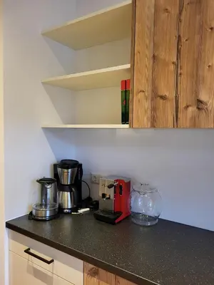 Küche/Küchenzeile in der Unterkunft Gasthaus zur Post