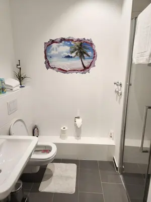 Ein Badezimmer in der Unterkunft MyRoom - Munich Fair Apartments
