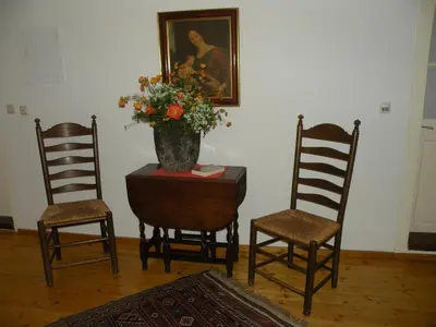 Ein Sitzbereich in der Unterkunft Alte Posthalterei Zorneding