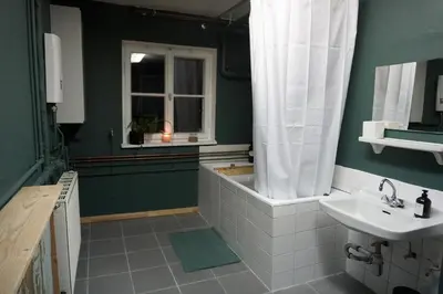 Ein Badezimmer in der Unterkunft Oide Schreinerei