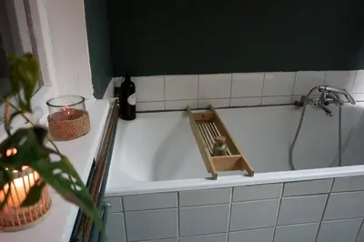 Ein Badezimmer in der Unterkunft Oide Schreinerei