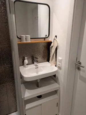 Ein Badezimmer in der Unterkunft Ferienwohnungen Marcushof